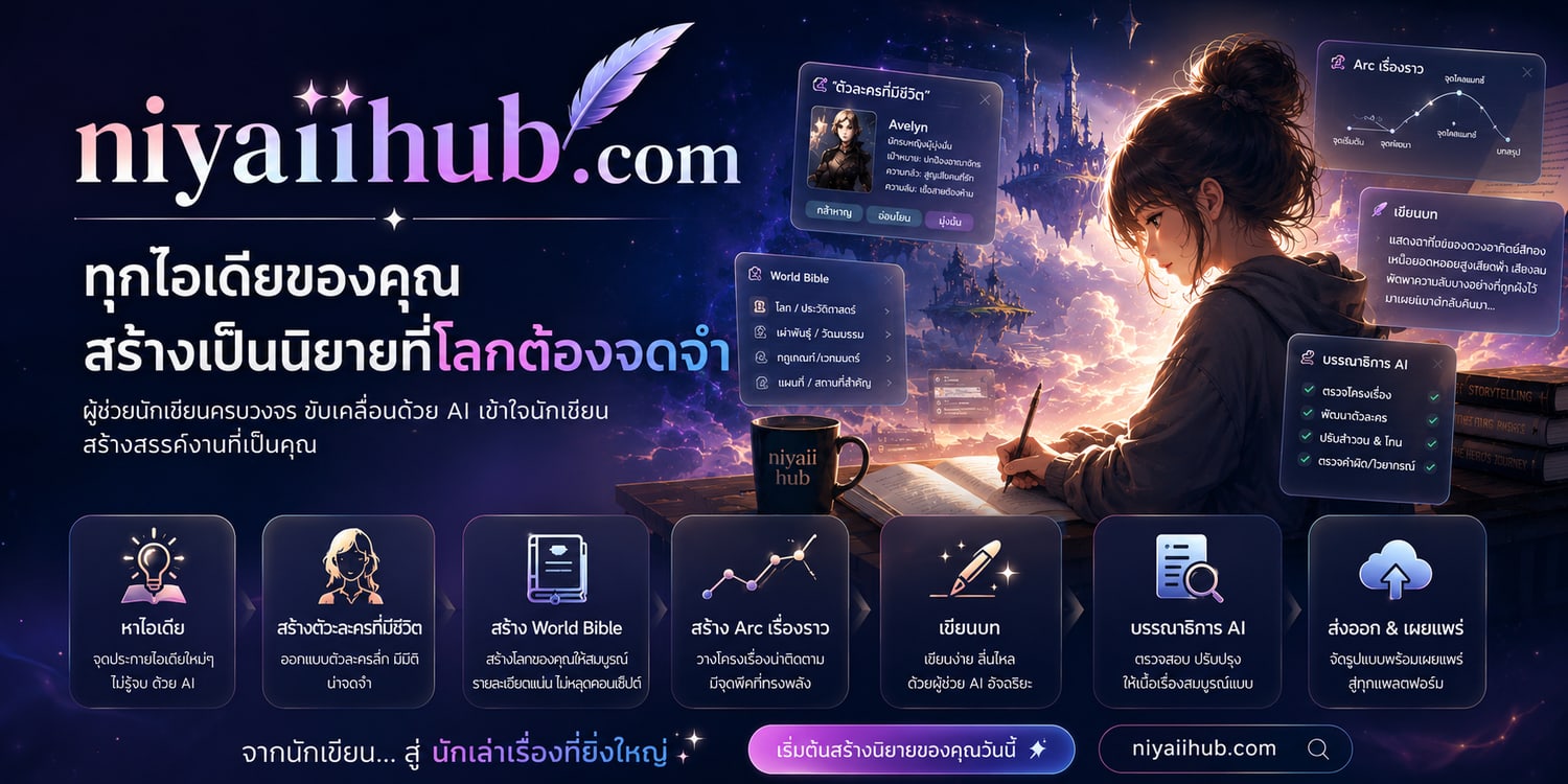 NiyaiiHub — ทีมนักเขียน AI